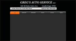 Desktop Screenshot of gregsautoservice.com